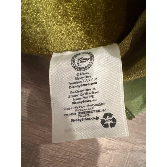 Disney Store Fairy Godmother Plush Doll Green & Gold Velvet 11" Soft Toy Collect - Picture 4 of 6